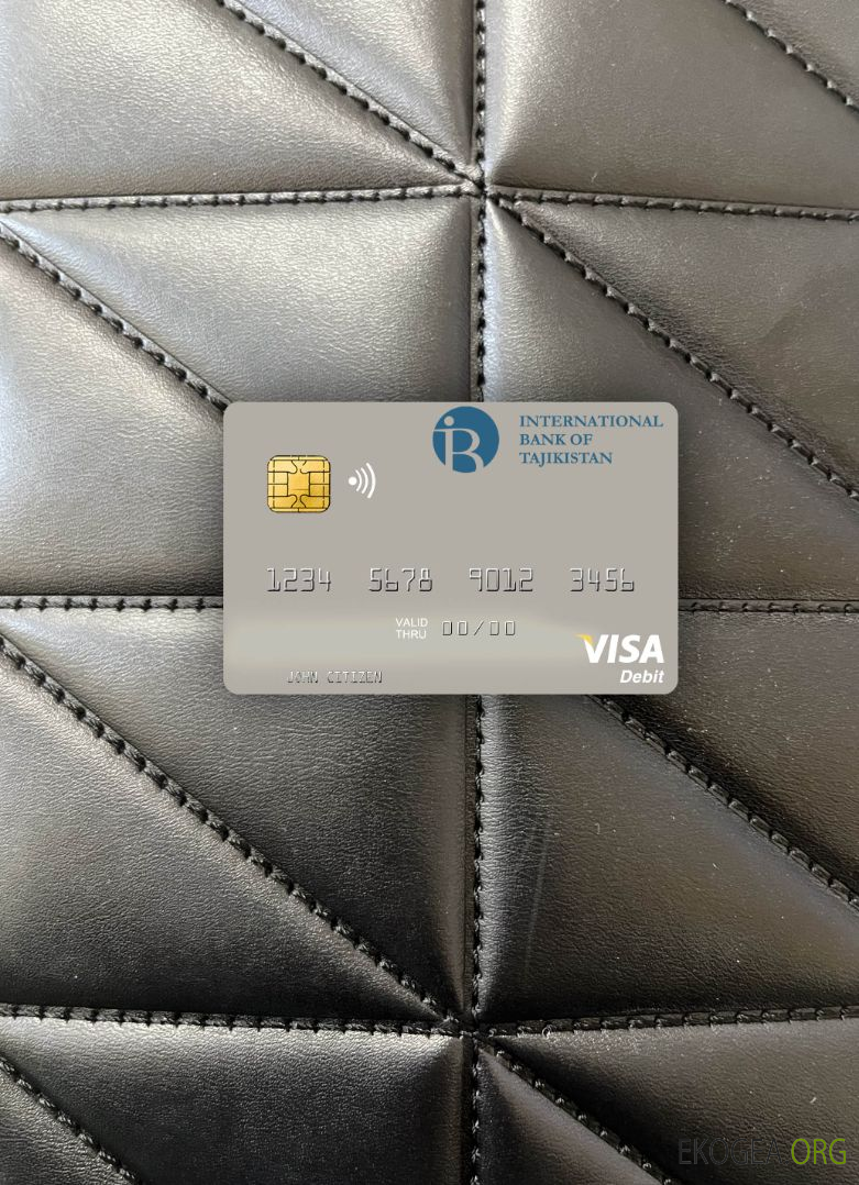 Photolook de la carte de débit visa Tadjikistan IBT avant